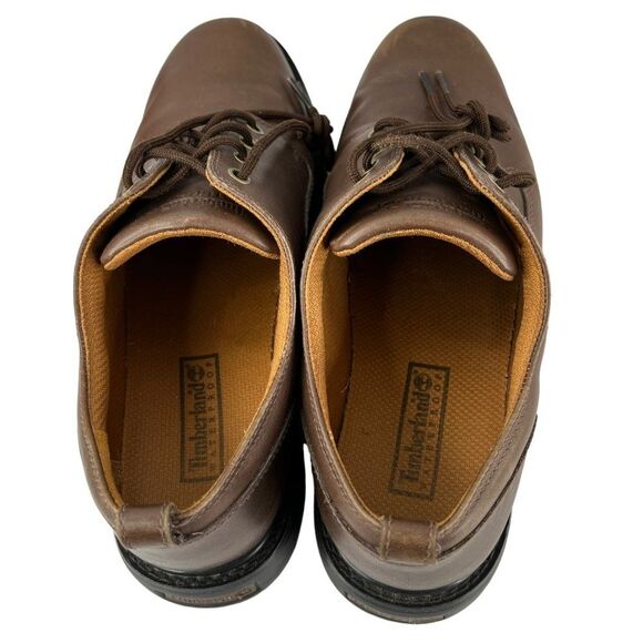 Timberland Men's Classic Waterproof Brown Leather Oxford  Size 11.5 - Picture 11 of 16